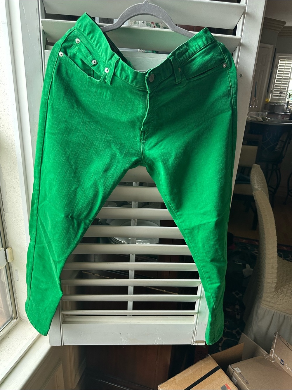 Polo by Ralph Lauren Vibrant Green Skinny Pants